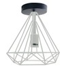 Retro Vintage Industrial Flush Mount Ceiling Light, Retro Pendant Lighting