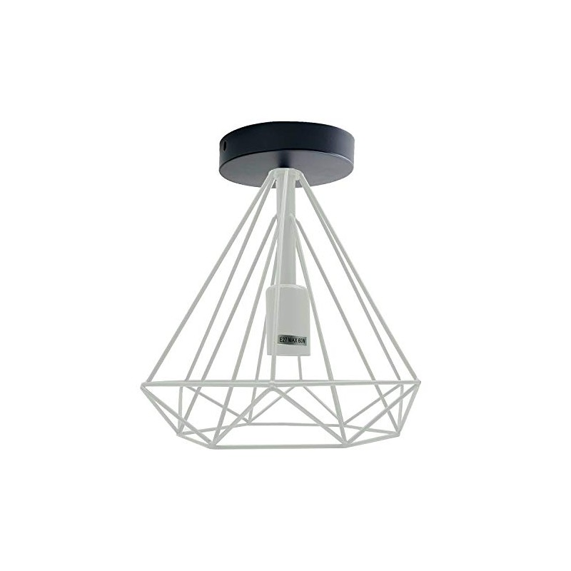 Retro Vintage Industrial Flush Mount Ceiling Light, Retro Pendant Lighting