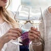 Krosno Large White Wine Glasses Set of 6, 13.2 oz,