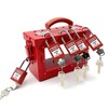 SAFBY Lockout Tagout Box Kit Portable Safety Group Padlock Box