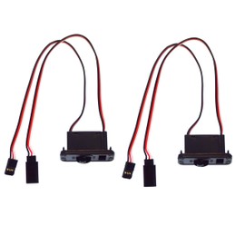 Apex RC Products Futaba Style Heavy Duty On/Off Switch W/Charge Port - 2 Pack #1057