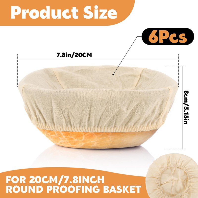 MAQIHAN 2pcs Banneton Liner Reusable - Banneton Bread Proofing Basket