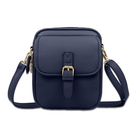 Crossbody Leather Bags for Women, Shoulder Bag Women Cross Body, Phone Bags for Girls Crossbody, with 12 Card Slots, with Adjustable Strap (Blue)