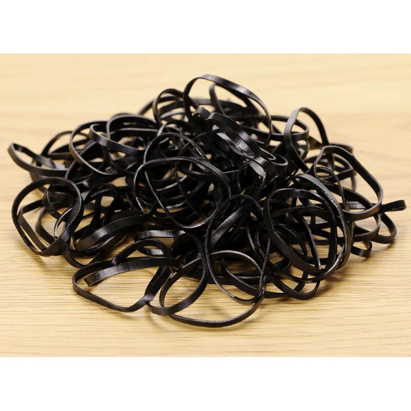 Shapenty 500PCS Mini Elastic Hair Ties Stretchy Rubber Braiding Bands