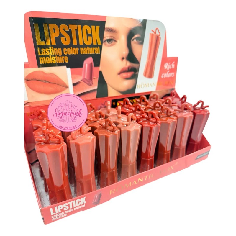 Labial En Barra Mate Velvet Mayoreo 24 Pz