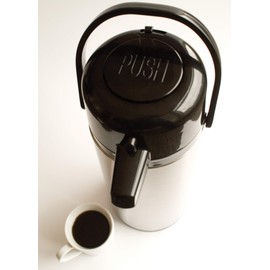 Service Ideas ECA30S Eco-Air Airport with Pump lid, 3.0L, Glass Lined