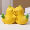 2Pcs Banana Bookend Hugging Bookends Cartoon Resin Bookend Book Stopper
