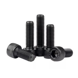Unbranded M2 Socket Head Cap Screws, 12.9 Steel, Black Oxide-50Pcs - M2x5mm