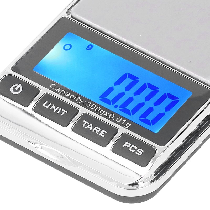 Gram Scale 0.01g High Accuracy Digital Pocket Scale with LCD