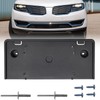 GZVKE Front License Plate Frame Mounting Bracket Tag Holder Textured