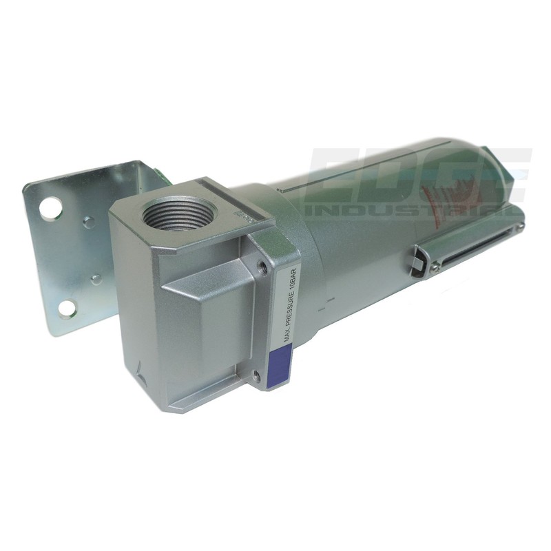 HEAVY DUTY HIGH FLOW COMPRESSED AIR IN-LINE PARTICULATE FILTER WITH