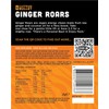 Ginger Roars Caffeine Ginger Chews - 33mg Caffeine per Candy,