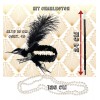 Grupo Carnavallia Kit Charleston Accesorios Diadema Pluma Negra Collar Pipa