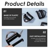WUFGWBD 10 Pieces Backpack Replacement Buckles, Webbing Plastic Buckles, Fastener