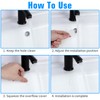 Sink Overflow Cover Overflow Drain Cover Rubber Sink Spillover Covers