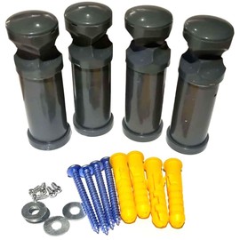 Set of Universal Brackets for Heated Towel Rail Radiator (Anthracite)