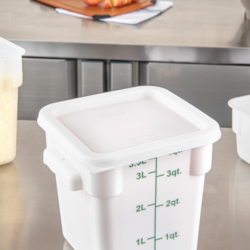 Restaurantware-LID ONLY: Met Lux Food Container Lid, 1 Square Lid