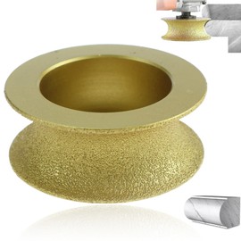 Diamond Bullnose Grinding Wheel Tool, Round Edge Grinding Wheel, Inner Diameter 20Mm, Wheel Suitable for Marble, Quartz Stone, Granite, Tile, Glass And Other Machines (25mm)