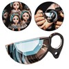 zalati Kaleidoscope Lens Semicircle Special Effects Camera Glass Filter Handheld