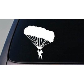 Parachute Sticker Paratrooper Decal Sticker Skydiving 6" *D668*