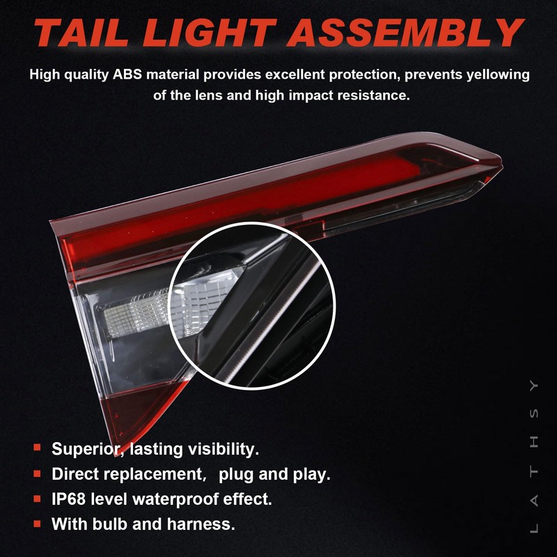 LED Tail Lights Compatible With 2020-2023 GMC Acadia Rear Light