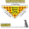 CENWA1 Piece Nervous Rescue Please Don’t Pet/Do Not Pet Dog
