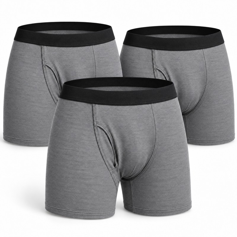 Men's Absorbent Incontinence Boxer Shorts for Urinary Leaks – Washable