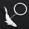 WEVENI Dolphin Keyring Whale Key Ring Rings Jellyfish Charms Fish