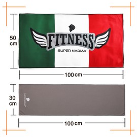 super NADIAK Gym Towel-Microfiber Towel-Microfiber Sheet Ideal for Weight Room,Towel for Workouts Both Indoors and Outdoors Sport,Fitness,Gym (Fitness Italy)