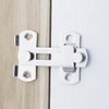Youngdal Hardware Plate Hasp Lock - 5-Pack Door Latch Locking Devices