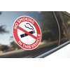 No Smoking Car Stickers 2-Pack – Self Adhesive Vinyl Vehicle