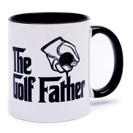 decorluxes Golf Gifts for Dad 11oz Ceramic Mug, Best Dad by Par Mug, Funny Golf Gift for Men, Husband, Gifts for Father’s Day, Birthday (Design 2)