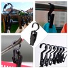 Jiozermi 10 PCS Laundry Hooks Clip, Plastic Clothes Pins, Super