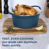 CorningWare QuickHeat 5.5-QT Cast Aluminum Dutch Oven With Lid &