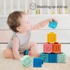 Baby Blocks Soft Building Blocks Toys Early Educational Squeeze Stackable