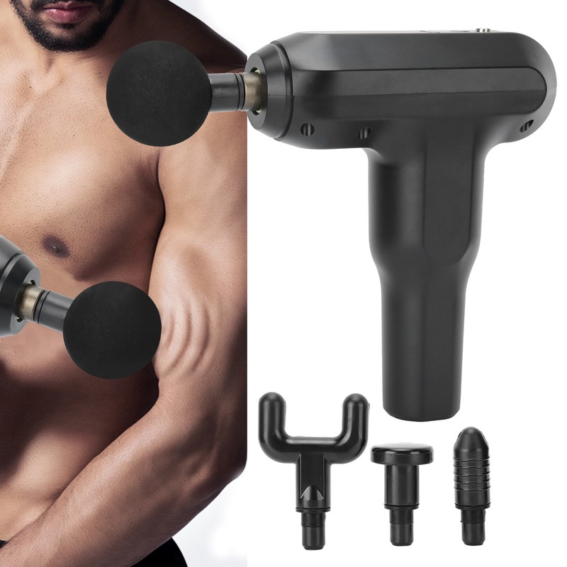 Fascia Massage Gun Electric Deep Tissue Muscle Relaxation Percussion Massager