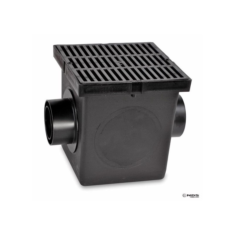 NDS 1200BKITRTL Double Outlet Catch Basin Kit, 12-In. x 12-In.