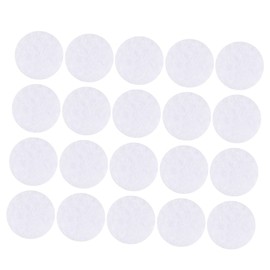 minkissy 2 Pack of 200pcs Cotton Core Round Filtering Cotton Pad Filters Replacement Cotton Core Facial Vacuum Filters Accesories for Home Store (white Size S)