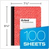 Oxford Composition Notebook 6 Pack, Wide Ruled Paper, 9-3/4 x