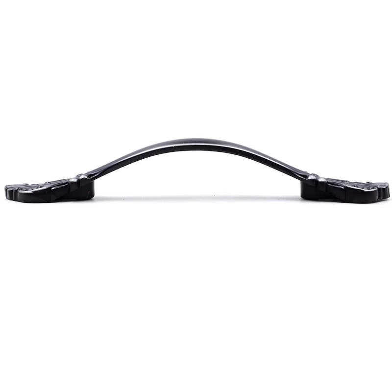 Jetland Cabinet Hardware Handle Pull - 5-Pack, Black with Grey