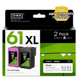 61 Compatiable Ink Cartridge for HP 61 Works with DeskJet 1000 1010 1050 1510 2050 2510 2540 3000 3050 3510 Envy 4500 5530 OfficeJet 2620 4630 Series