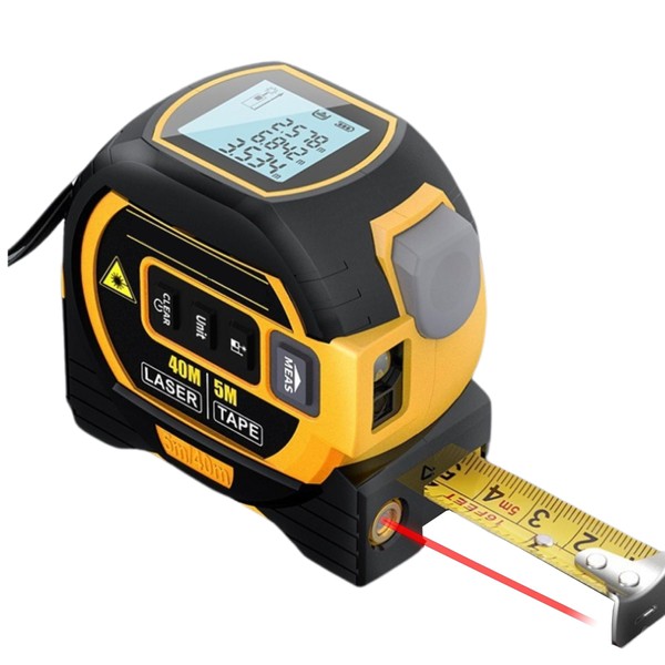 3 in 1 Digital Measuring Tape, Portable 40M Electronic Measurement