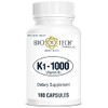 K1-1000 (Vitamin K1) 100 Capsules - 3 Pack - Bio-Tech