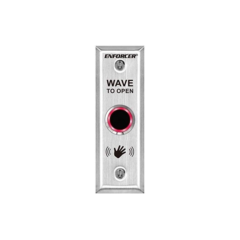 Seco-Larm Enforcer Slimline No Touch Request-to-Exit Plate, Outdoor (SD-9163-KSQ)