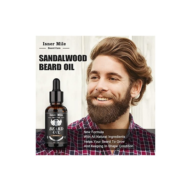 XIKEZAN - Kit para Crecimiento y Cuidado de Barba: Aceite,
