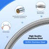 Pre Rinse Replacement Hose, 96 cm/38" Stainless Steel Commercial Pull
