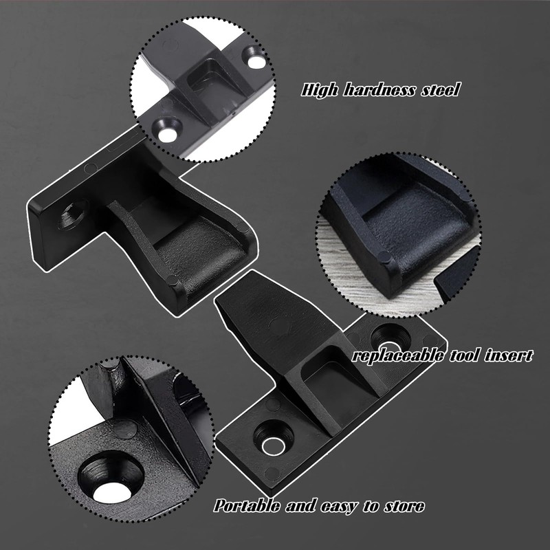 10 Pairs keku Push in Panel Clips Kitchen Press Fit