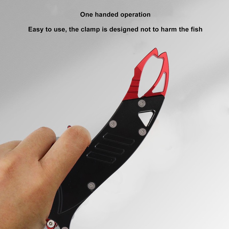 Fish Gripper Alloy Multifunctional Rustproof One Hand Operation Fish Lip