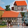 Busch 1532 Rural Half-Timbered Inn HO Structure Scale Model