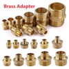 MiJunHD 2PCS Brass Straight Connector | BSP Male Thread G3/4≈25mm≈1inch